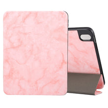 Load image into Gallery viewer, Three-fold Marble Texture Protective Tablet Case with Pen Slot, For iPad 10th Gen 10.9 2022