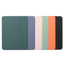Load image into Gallery viewer, 3-folding Electric Pressed Skin Texture Leather Tablet Case, For iPad 10th Gen 10.9 2022