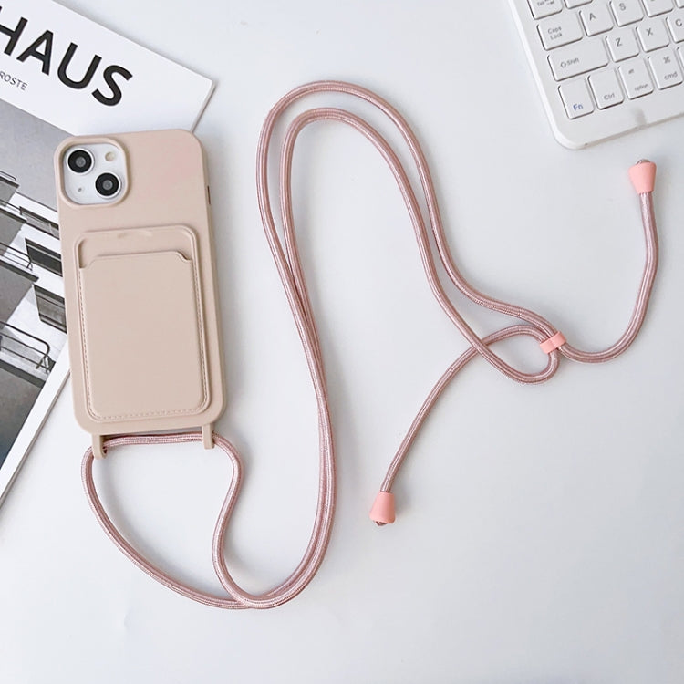 Crossbody Lanyard Elastic Silicone Card Holder Phone Case, For iPhone 11 Pro Max