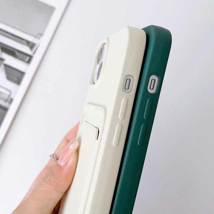 Crossbody Lanyard Elastic Silicone Card Holder Phone Case, For iPhone 11 Pro Max