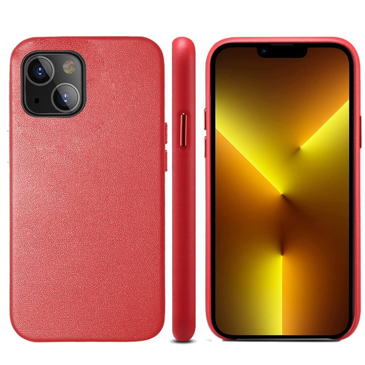 Lamb Grain PU Back Cover Phone Case, For iPhone 14, For iPhone 14 Plus, For iPhone 14 Pro, For iPhone 14 Pro Max, For iPhone 13 mini, For iPhone 13 Pro, For iPhone 13 Pro Max, For iPhone 12 / 12 Pro