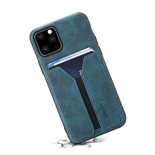 Load image into Gallery viewer, Denior DV Elastic Card PU Back Cover Phone Case, For iPhone 11 Pro, For iPhone 11 Pro Max, For iPhone X / XS, For iPhone XR, For iPhone XS Max, For iPhone SE 2022 / SE 2020 / 7 / 8, For iPhone 7 Plus / 8 Plus