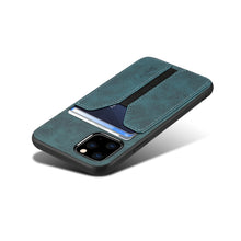 Load image into Gallery viewer, Denior DV Elastic Card PU Back Cover Phone Case, For iPhone 11 Pro, For iPhone 11 Pro Max, For iPhone X / XS, For iPhone XR, For iPhone XS Max, For iPhone SE 2022 / SE 2020 / 7 / 8, For iPhone 7 Plus / 8 Plus