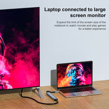 Load image into Gallery viewer, Y003 5 in 1 USB-C/Type-C to USB3.1+USB2.0+Dual USB-C/Type-C+3.5mm Audio Interface Multi-function Adapter, Y003