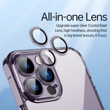 Load image into Gallery viewer, SULADA Crystal Steel Series TPU Transparent Phone Case, For iPhone 14, For iPhone 14 Plus, For iPhone 14 Pro, For iPhone 14 Pro Max