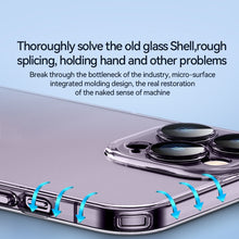 Load image into Gallery viewer, SULADA Crystal Steel Series TPU Transparent Phone Case, For iPhone 14, For iPhone 14 Plus, For iPhone 14 Pro, For iPhone 14 Pro Max