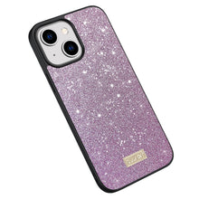 Load image into Gallery viewer, SULADA PC+TPU Leather Glitter Phone Case, For iPhone 14, For iPhone 14 Plus, For iPhone 14 Pro, For iPhone 14 Pro Max