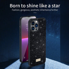 Load image into Gallery viewer, SULADA PC+TPU Leather Glitter Phone Case, For iPhone 14, For iPhone 14 Plus, For iPhone 14 Pro, For iPhone 14 Pro Max