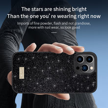 Load image into Gallery viewer, SULADA PC+TPU Leather Glitter Phone Case, For iPhone 14, For iPhone 14 Plus, For iPhone 14 Pro, For iPhone 14 Pro Max