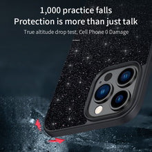 Load image into Gallery viewer, SULADA PC+TPU Leather Glitter Phone Case, For iPhone 14, For iPhone 14 Plus, For iPhone 14 Pro, For iPhone 14 Pro Max