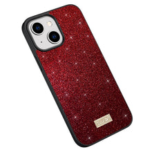 Load image into Gallery viewer, SULADA PC+TPU Leather Glitter Phone Case, For iPhone 14, For iPhone 14 Plus, For iPhone 14 Pro, For iPhone 14 Pro Max