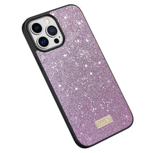 Load image into Gallery viewer, SULADA PC+TPU Leather Glitter Phone Case, For iPhone 14, For iPhone 14 Plus, For iPhone 14 Pro, For iPhone 14 Pro Max