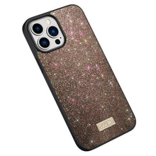 Load image into Gallery viewer, SULADA PC+TPU Leather Glitter Phone Case, For iPhone 14, For iPhone 14 Plus, For iPhone 14 Pro, For iPhone 14 Pro Max