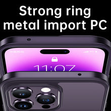 Load image into Gallery viewer, SULADA Metal Frame + Nano Glass + TPU Phone Case, For iPhone 14, For iPhone 14 Plus, For iPhone 14 Pro, For iPhone 14 Pro Max