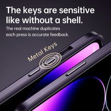 Load image into Gallery viewer, SULADA Metal Frame + Nano Glass + TPU Phone Case, For iPhone 14, For iPhone 14 Plus, For iPhone 14 Pro, For iPhone 14 Pro Max