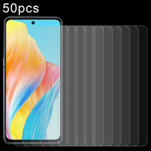 Load image into Gallery viewer, For OPPO A98 / A58 4G 50pcs 0.26mm 9H 2.5D Tempered Glass Film