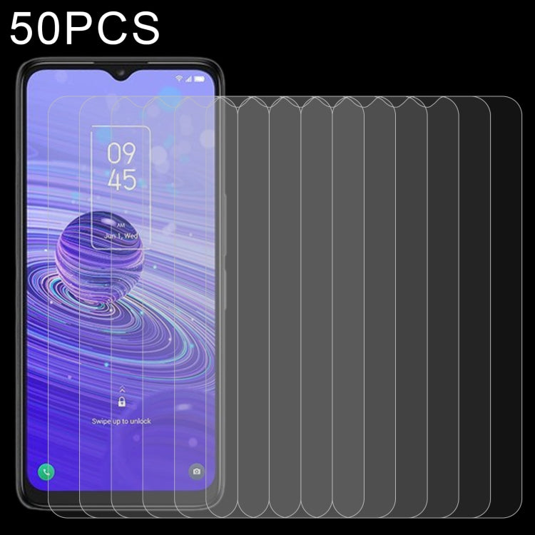 For OPPO A98 / A58 4G 50pcs 0.26mm 9H 2.5D Tempered Glass Film