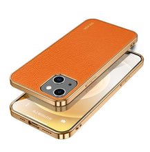 Load image into Gallery viewer, SULADA Shockproof TPU + Handmade Leather Phone Case, For iPhone 14, For iPhone 14 Plus, For iPhone 14 Pro, For iPhone 14 Pro Max