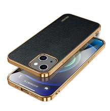 Load image into Gallery viewer, SULADA Shockproof TPU + Handmade Leather Phone Case, For iPhone 14, For iPhone 14 Plus, For iPhone 14 Pro, For iPhone 14 Pro Max