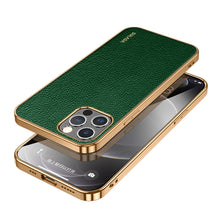 Load image into Gallery viewer, SULADA Shockproof TPU + Handmade Leather Phone Case, For iPhone 14, For iPhone 14 Plus, For iPhone 14 Pro, For iPhone 14 Pro Max