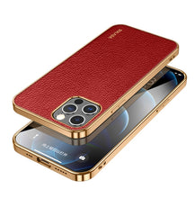 Load image into Gallery viewer, SULADA Shockproof TPU + Handmade Leather Phone Case, For iPhone 14, For iPhone 14 Plus, For iPhone 14 Pro, For iPhone 14 Pro Max