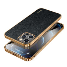 Load image into Gallery viewer, SULADA Shockproof TPU + Handmade Leather Phone Case, For iPhone 14, For iPhone 14 Plus, For iPhone 14 Pro, For iPhone 14 Pro Max