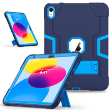Load image into Gallery viewer, Contrast Color Silicone + PC Tablet Case with Holder, For iPad 10th Gen 10.9 2022