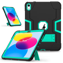 Load image into Gallery viewer, Contrast Color Silicone + PC Tablet Case with Holder, For iPad 10th Gen 10.9 2022