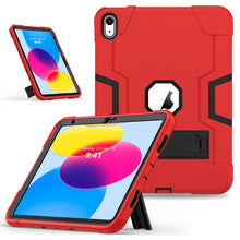 Load image into Gallery viewer, Contrast Color Silicone + PC Tablet Case with Holder, For iPad 10th Gen 10.9 2022