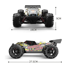 Load image into Gallery viewer, 9307E 1:18 Full Scale Remote Control 4WD High Speed Car, 9307E(Black Yellow)