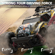 Load image into Gallery viewer, 9307E 1:18 Full Scale Remote Control 4WD High Speed Car, 9307E(Black Yellow)