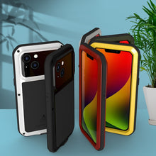 Load image into Gallery viewer, LOVE MEI Metal Shockproof Waterproof Dustproof Phone Case, For iPhone 14, For iPhone 14 Plus, For iPhone 14 Pro, For iPhone 14 Pro Max