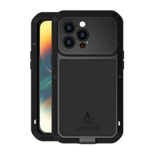 Load image into Gallery viewer, LOVE MEI Metal Shockproof Waterproof Dustproof Phone Case, For iPhone 14, For iPhone 14 Plus, For iPhone 14 Pro, For iPhone 14 Pro Max