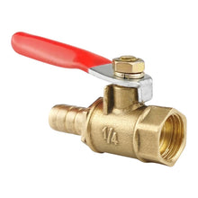 Load image into Gallery viewer, Pneumatic Hose Connector Copper Ball Valve, Inside 2-Barb 8mm, Inside 2-Barb 10mm, Inside 3-Barb 8mm, Inside and Outside 1 1/8 inch, Inside and Outside 2 1/4 inch, Inside and Outside 3 3/8 inch, Inside and Outside 4 1/2 inch, Double Inside 1 1/8 inch  ...