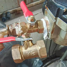 Load image into Gallery viewer, Pneumatic Hose Connector Copper Ball Valve, Inside 2-Barb 8mm, Inside 2-Barb 10mm, Inside 3-Barb 8mm, Inside and Outside 1 1/8 inch, Inside and Outside 2 1/4 inch, Inside and Outside 3 3/8 inch, Inside and Outside 4 1/2 inch, Double Inside 1 1/8 inch  ...