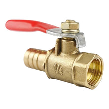 Load image into Gallery viewer, Pneumatic Hose Connector Copper Ball Valve, Inside 2-Barb 8mm, Inside 2-Barb 10mm, Inside 3-Barb 8mm, Inside and Outside 1 1/8 inch, Inside and Outside 2 1/4 inch, Inside and Outside 3 3/8 inch, Inside and Outside 4 1/2 inch, Double Inside 1 1/8 inch  ...