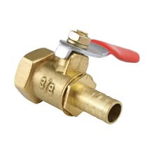 Load image into Gallery viewer, Pneumatic Hose Connector Copper Ball Valve, Inside 2-Barb 8mm, Inside 2-Barb 10mm, Inside 3-Barb 8mm, Inside and Outside 1 1/8 inch, Inside and Outside 2 1/4 inch, Inside and Outside 3 3/8 inch, Inside and Outside 4 1/2 inch, Double Inside 1 1/8 inch  ...