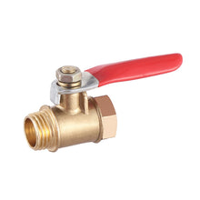 Load image into Gallery viewer, Pneumatic Hose Connector Copper Ball Valve, Inside 2-Barb 8mm, Inside 2-Barb 10mm, Inside 3-Barb 8mm, Inside and Outside 1 1/8 inch, Inside and Outside 2 1/4 inch, Inside and Outside 3 3/8 inch, Inside and Outside 4 1/2 inch, Double Inside 1 1/8 inch  ...