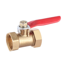 Load image into Gallery viewer, Pneumatic Hose Connector Copper Ball Valve, Inside 2-Barb 8mm, Inside 2-Barb 10mm, Inside 3-Barb 8mm, Inside and Outside 1 1/8 inch, Inside and Outside 2 1/4 inch, Inside and Outside 3 3/8 inch, Inside and Outside 4 1/2 inch, Double Inside 1 1/8 inch  ...