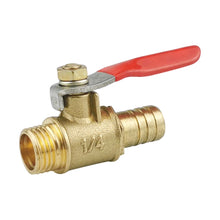 Load image into Gallery viewer, Pneumatic Hose Connector Copper Ball Valve, Inside 2-Barb 8mm, Inside 2-Barb 10mm, Inside 3-Barb 8mm, Inside and Outside 1 1/8 inch, Inside and Outside 2 1/4 inch, Inside and Outside 3 3/8 inch, Inside and Outside 4 1/2 inch, Double Inside 1 1/8 inch  ...