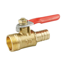 Load image into Gallery viewer, Pneumatic Hose Connector Copper Ball Valve, Inside 2-Barb 8mm, Inside 2-Barb 10mm, Inside 3-Barb 8mm, Inside and Outside 1 1/8 inch, Inside and Outside 2 1/4 inch, Inside and Outside 3 3/8 inch, Inside and Outside 4 1/2 inch, Double Inside 1 1/8 inch  ...