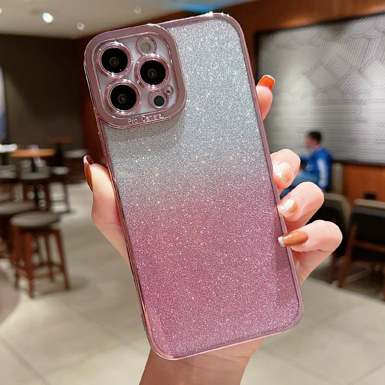 High Transparent Gradient Color Glitter TPU Phone Case, For iPhone 6 Plus / 6s Plus, For iPhone 6 / 6s