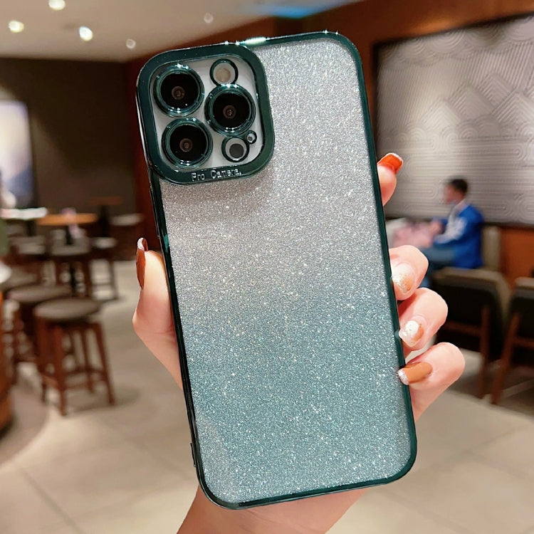 High Transparent Gradient Color Glitter TPU Phone Case, For iPhone 6 Plus / 6s Plus, For iPhone 6 / 6s