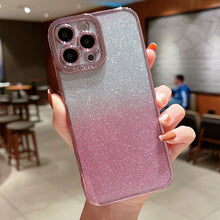 Load image into Gallery viewer, High Transparent Gradient Color Glitter TPU Phone Case, For iPhone 6 Plus / 6s Plus, For iPhone 6 / 6s
