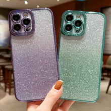Load image into Gallery viewer, High Transparent Gradient Color Glitter TPU Phone Case, For iPhone 6 Plus / 6s Plus, For iPhone 6 / 6s