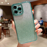 High Transparent Gradient Color Glitter TPU Phone Case, For iPhone 14 Plus, For iPhone 14 Pro Max, For iPhone 14 Pro, For iPhone 14