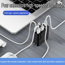 Load image into Gallery viewer, X83 65W Output USB-C / Type-C + 4 Ports USB HUB PD Charger, US Plug, X83