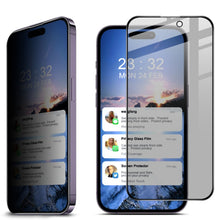 Load image into Gallery viewer, IMAK HD Full Screen Anti-spy Tempered Glass Protective Film, For iPhone 14, For iPhone 14 Plus, For iPhone 14 Pro, For iPhone 14 Pro Max