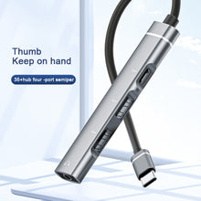 Load image into Gallery viewer, USB-C / Type-C to 3.5mm + 2USB + Type-C HUB Docking Station