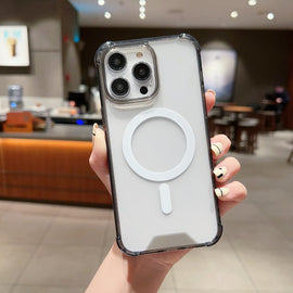 High Transparent Acrylic MagSafe Shockproof Phone Case, For iPhone 14 Plus, For iPhone 14 Pro Max, For iPhone 14 Pro, For iPhone 14, For iPhone 13 Pro Max, For iPhone 13 Pro, For iPhone 13, For iPhone 12 Pro Max, For iPhone 12 / 12 Pro                 ...
